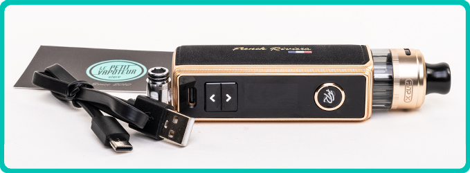 Contenu du Drag S3 Edition French Riviera Voopoo